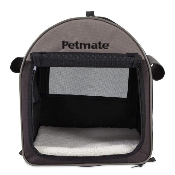 Petmate Portable Pet Home - Fabric Travel Crate - Small Brown - Picture 5 of 9